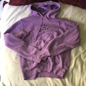 Life is good classic hoodie